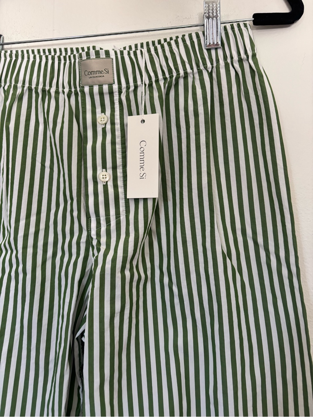 Comme Si La Boxer Alta Cotton Poplin Medium Martini Stripe — image 6 of 8